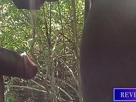 RevealMe 黑人同志情侣森林狂肏派对: 野性撸管与肛交冒险 taiwan gay video porn