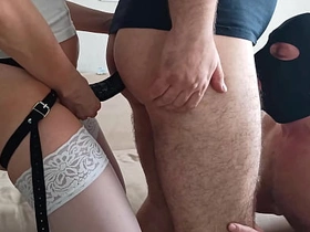 双性恋老公让朋友共享妻子 3P 男男女 假阳具肛交 第二集 编号21123 gay chinese dad porn